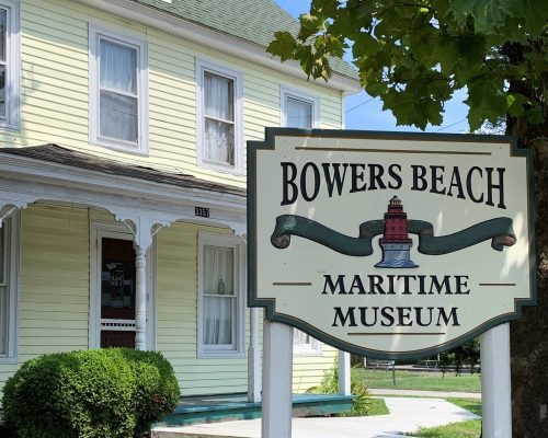 Bowers Maritime Museum Sign