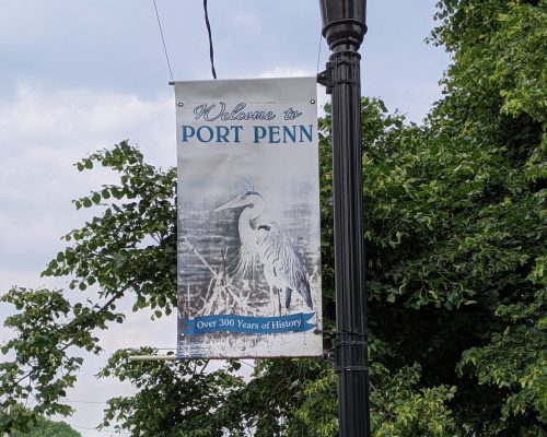 port-penn-welcome-sign